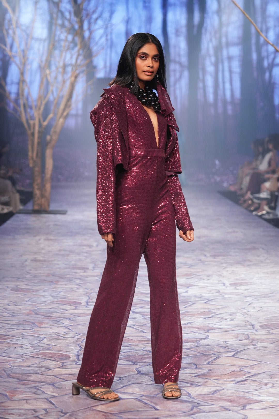 Sequin Crop Jacket