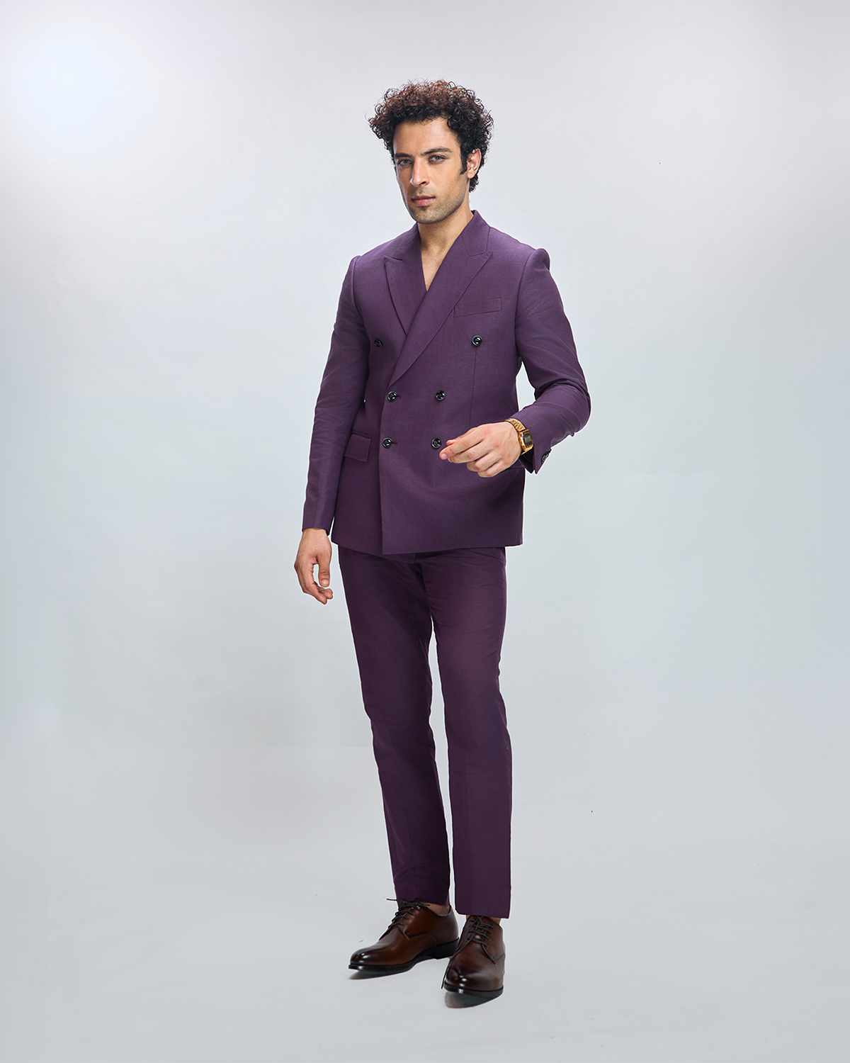 Plum Elegance Blazer Set