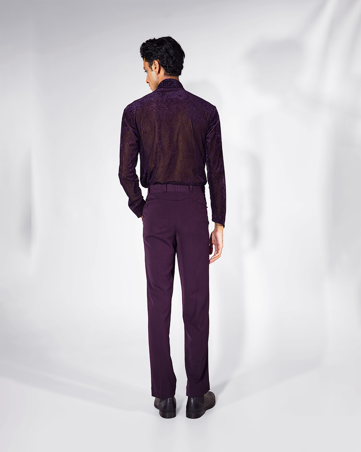 Plum Sheer Set