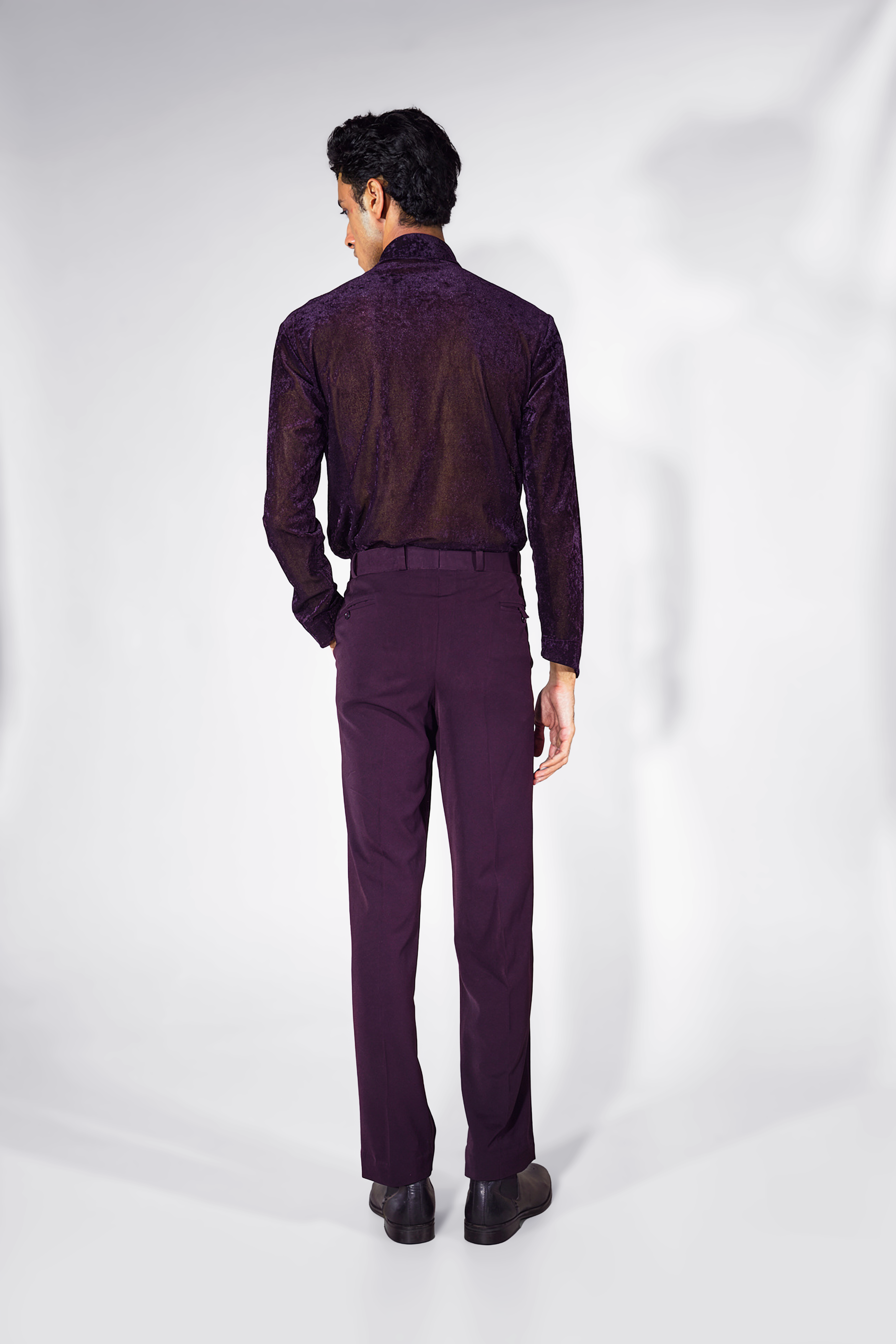 Plum Sheer Set