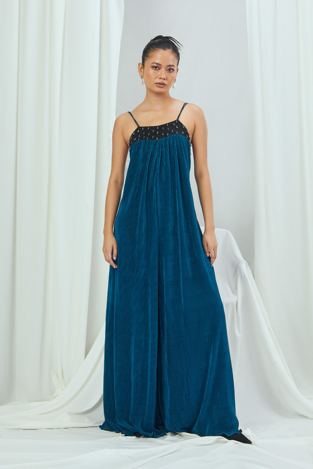 Pleated Jumpsuit