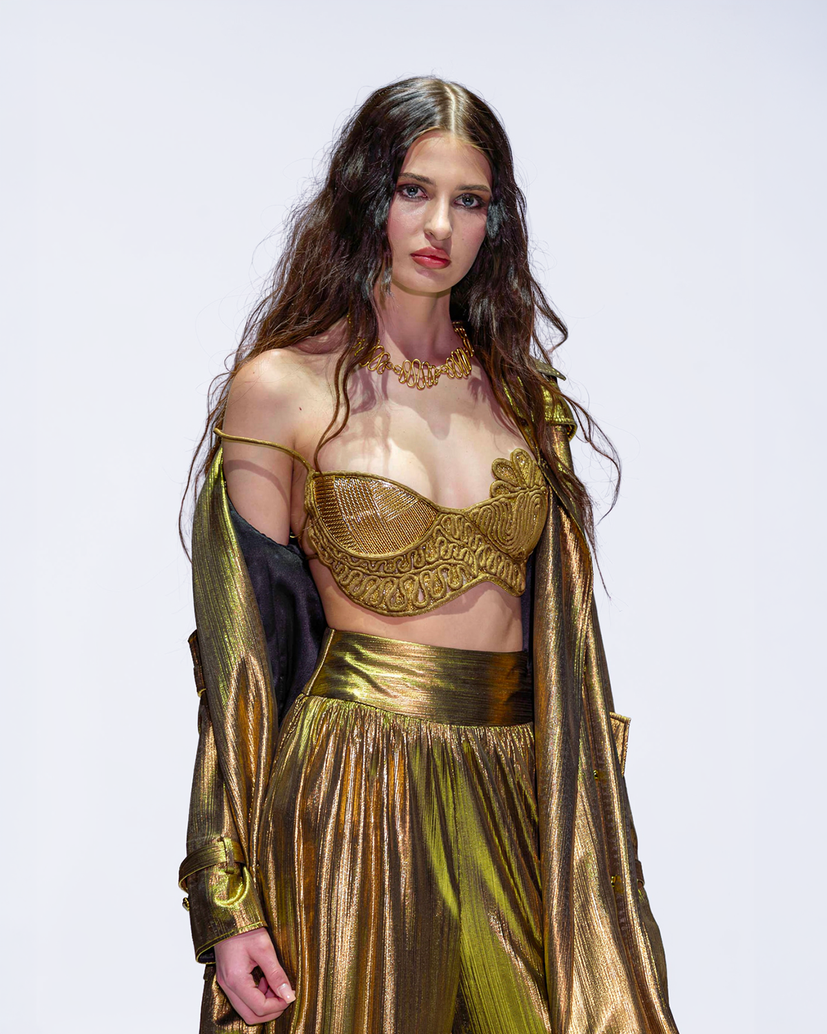 Molten Gold Bralette Set