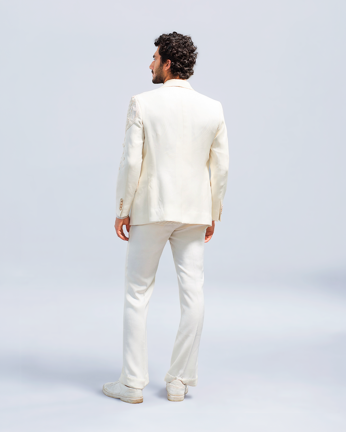 Ivory Command Blazer Set