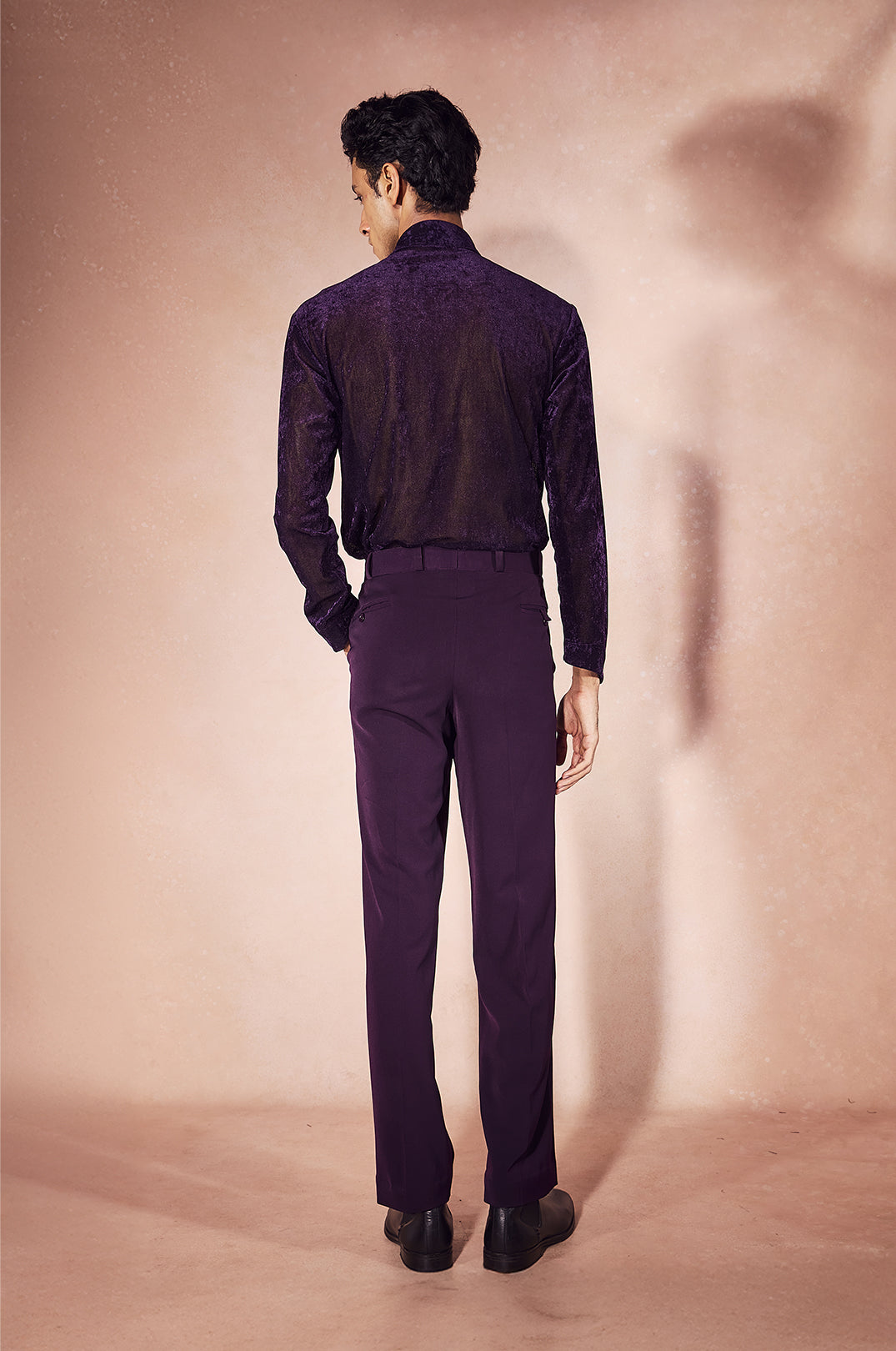 Plum Sheer Set