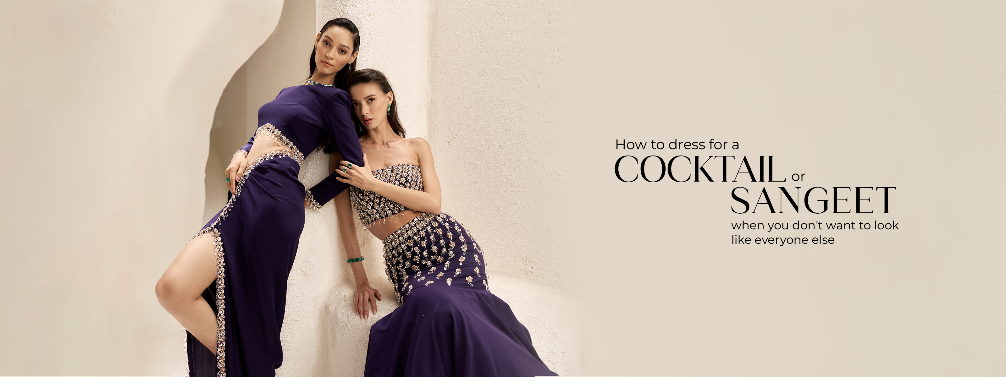 How to Dress for a Cocktail or Sangeet When You Don't Want to Look Like Everyone Else