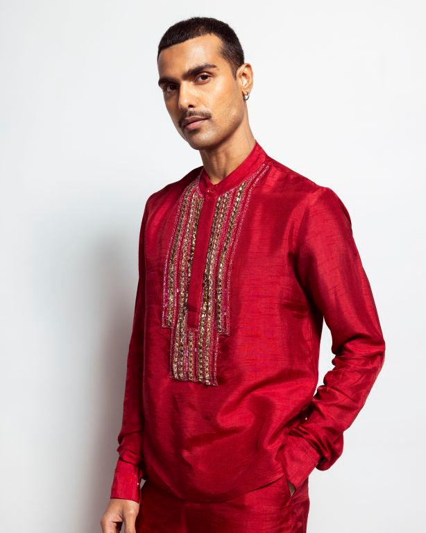 Yoke Embroidered kurta