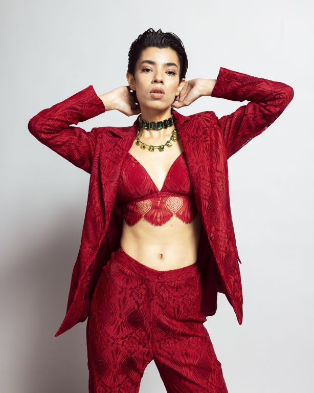 Blazer Set with Bralette
