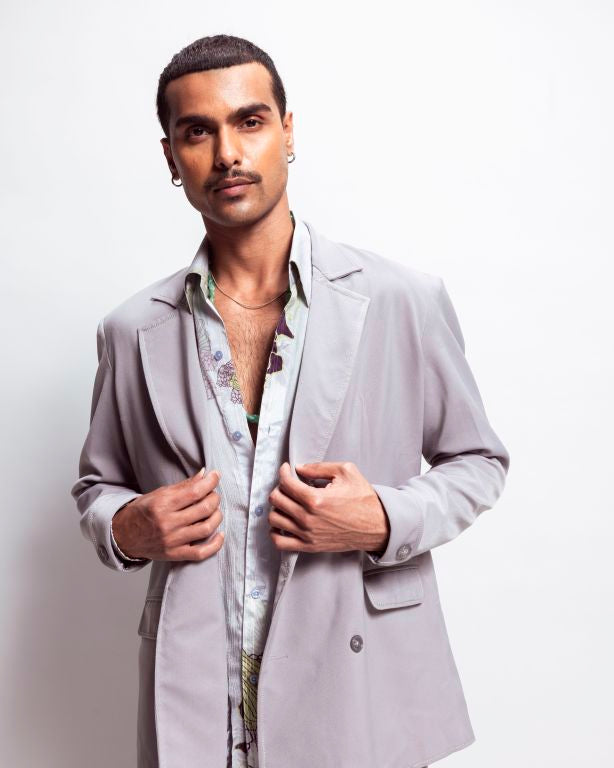 Glass Grey Blazer