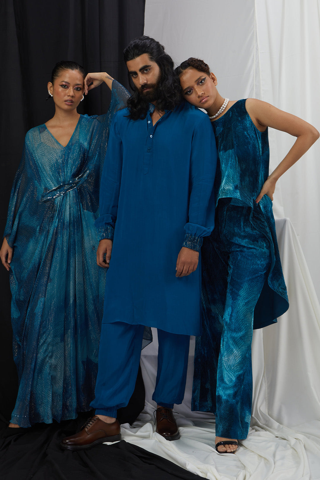 Printed Kaftan Set