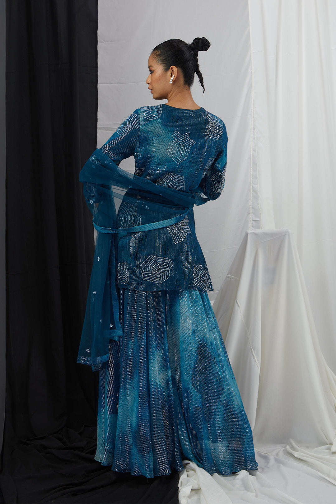 Printed Sharara Set with Dupatta