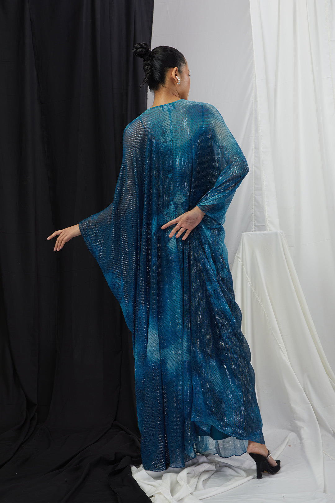 Printed Kaftan Set
