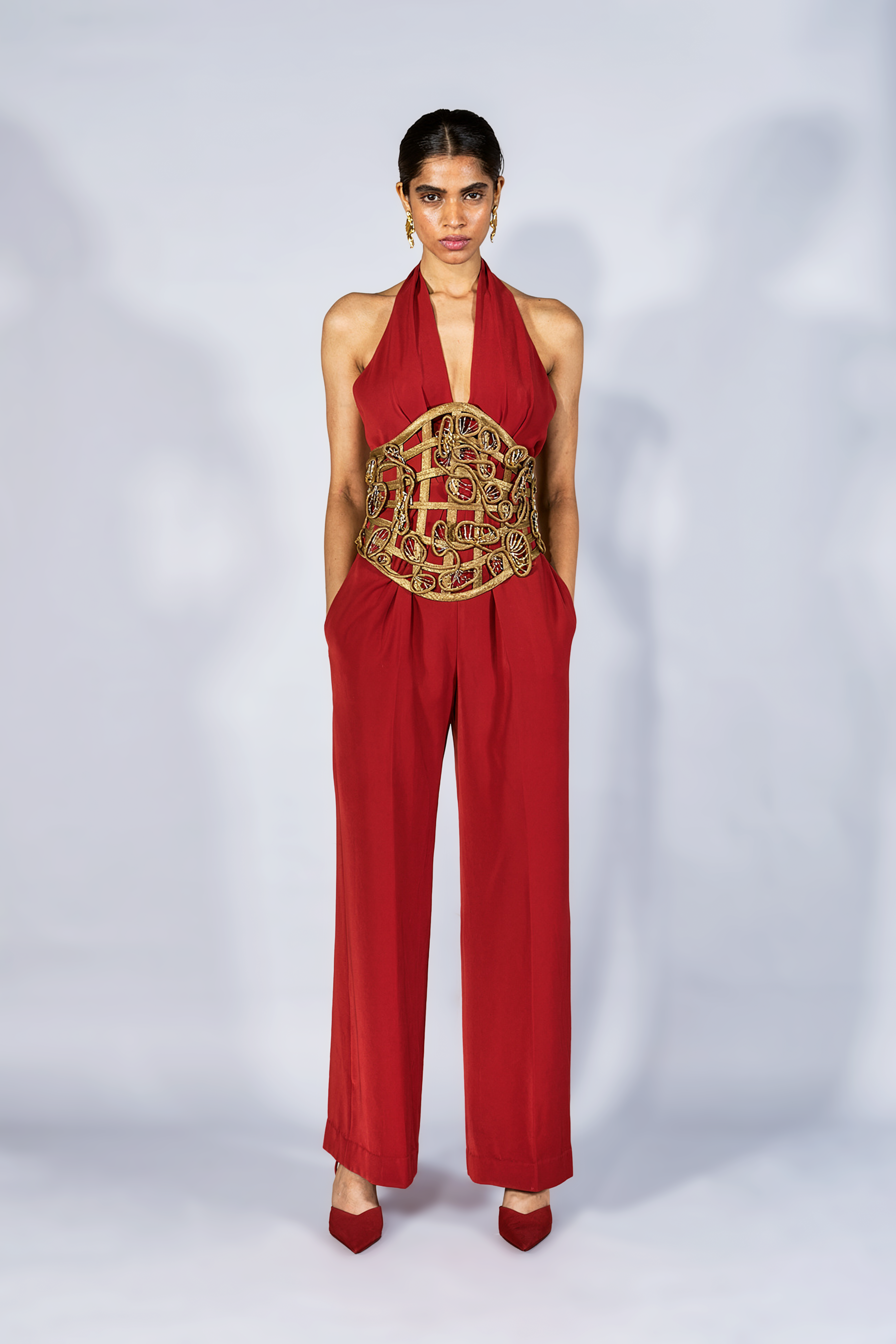 Flame Orange Jumpsuit