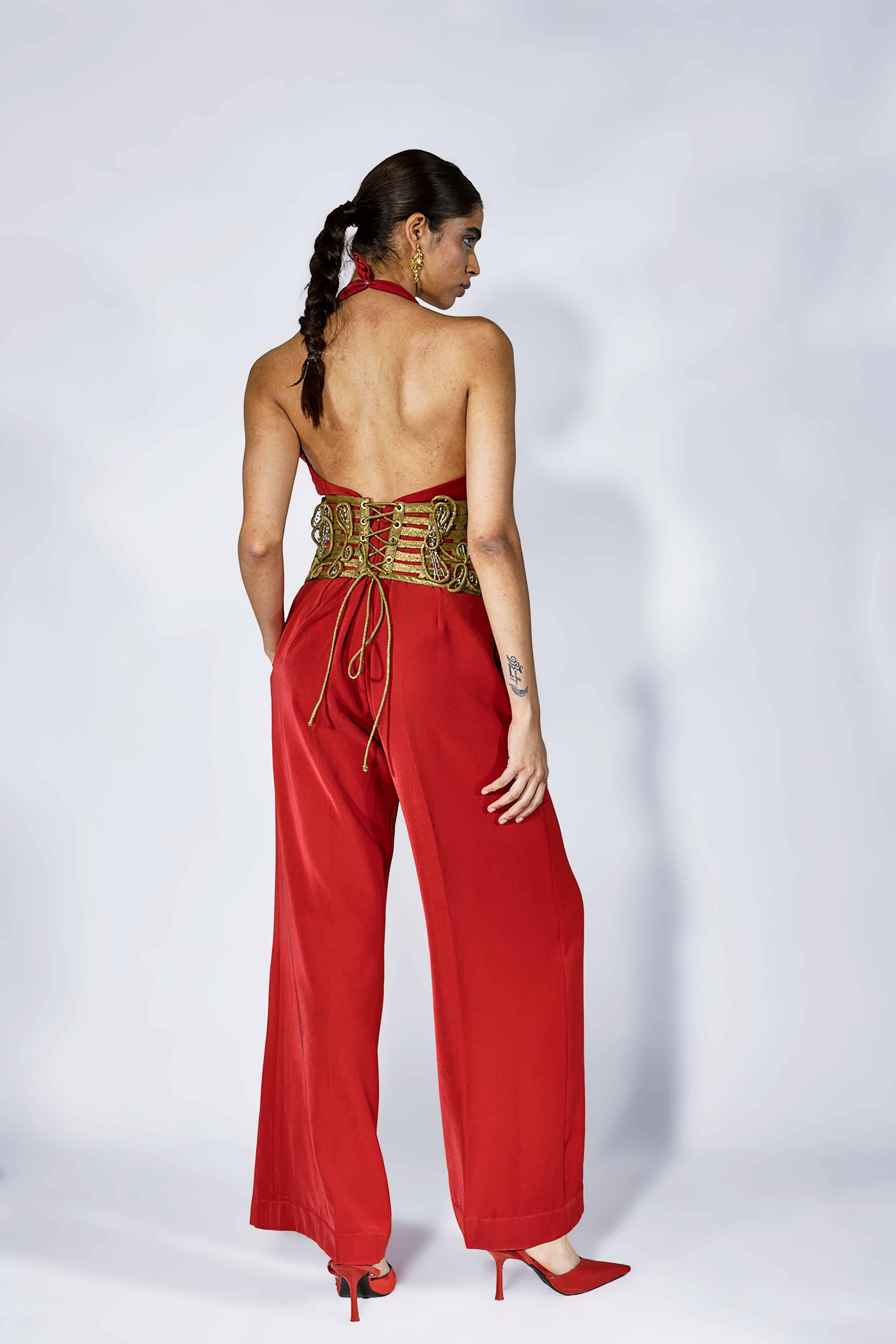 Flame Orange Jumpsuit
