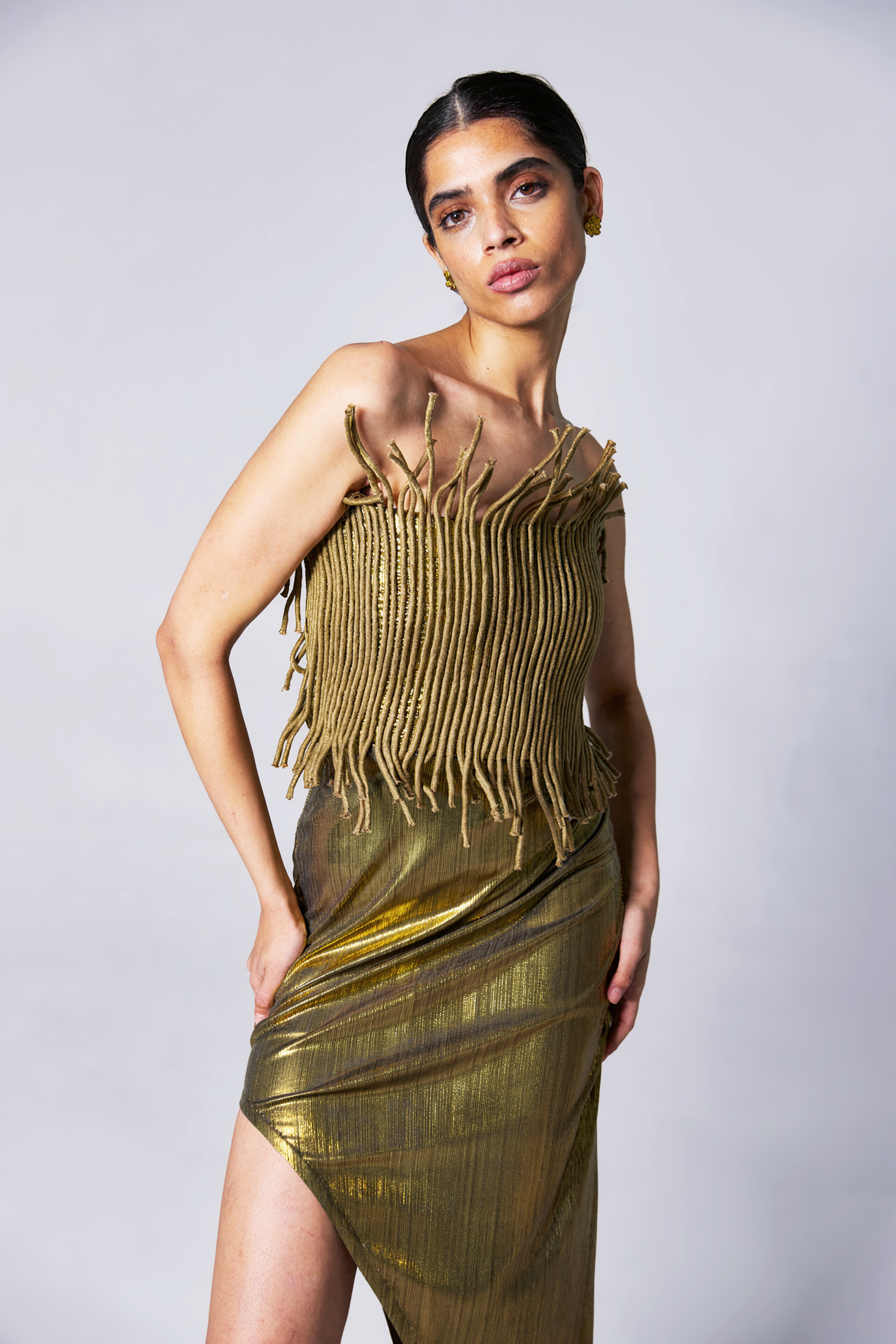 Metallic Muse Dress