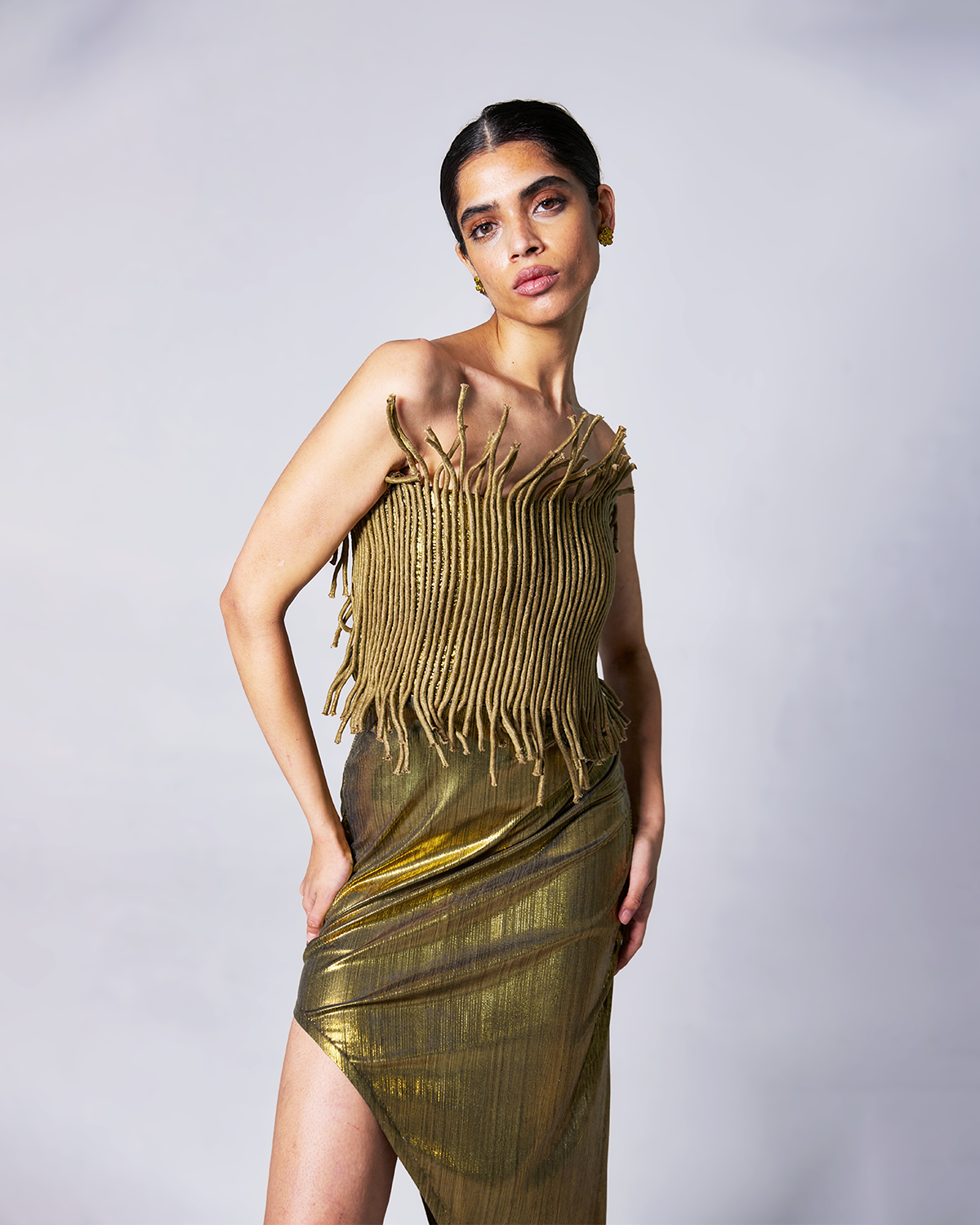 Metallic Muse Dress