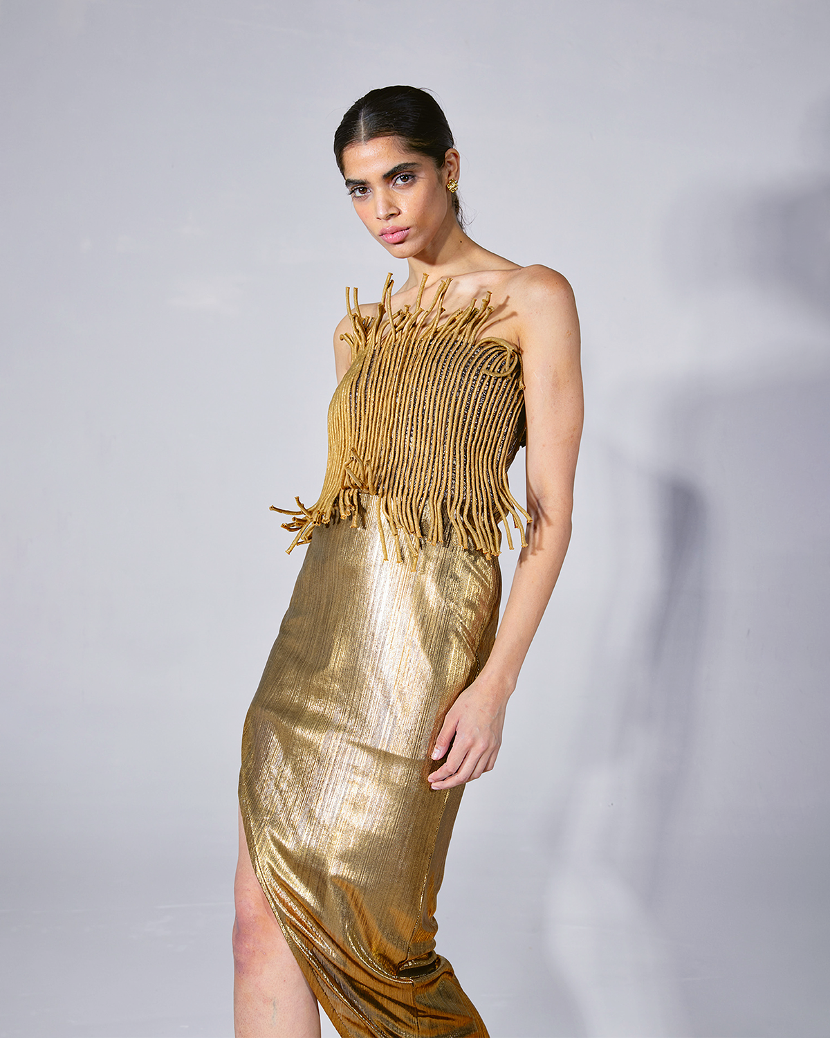 Metallic Muse Dress