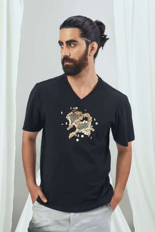 Carbon Embellished T-Shirt