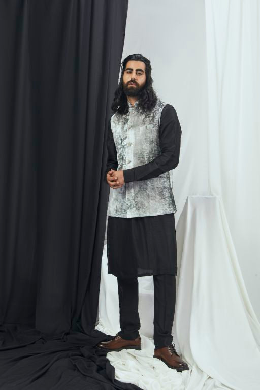 Kurta Set with Bandi - Sale