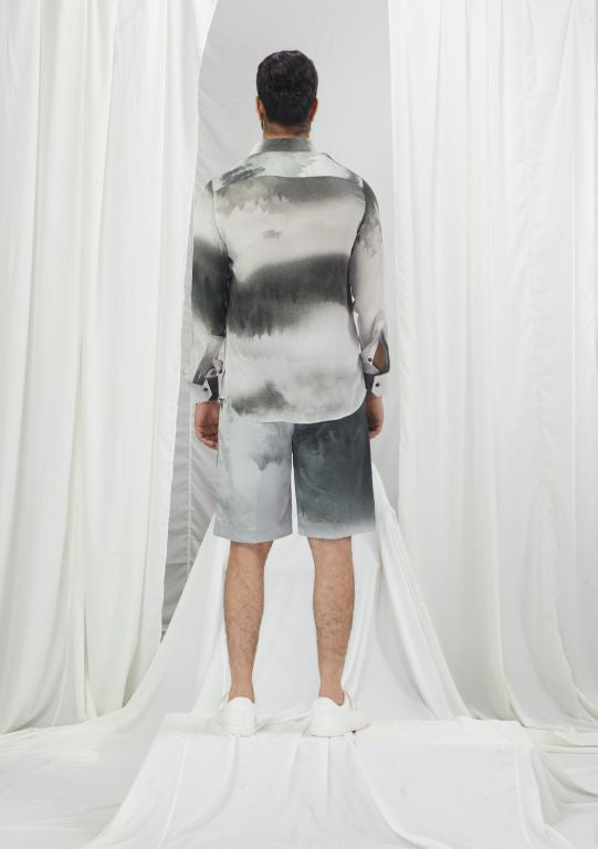 Printed Crepe Shirt