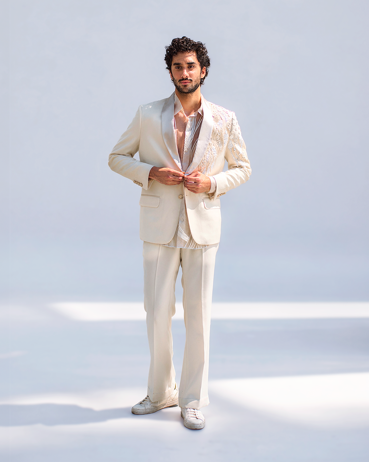 Ivory Command Blazer Set