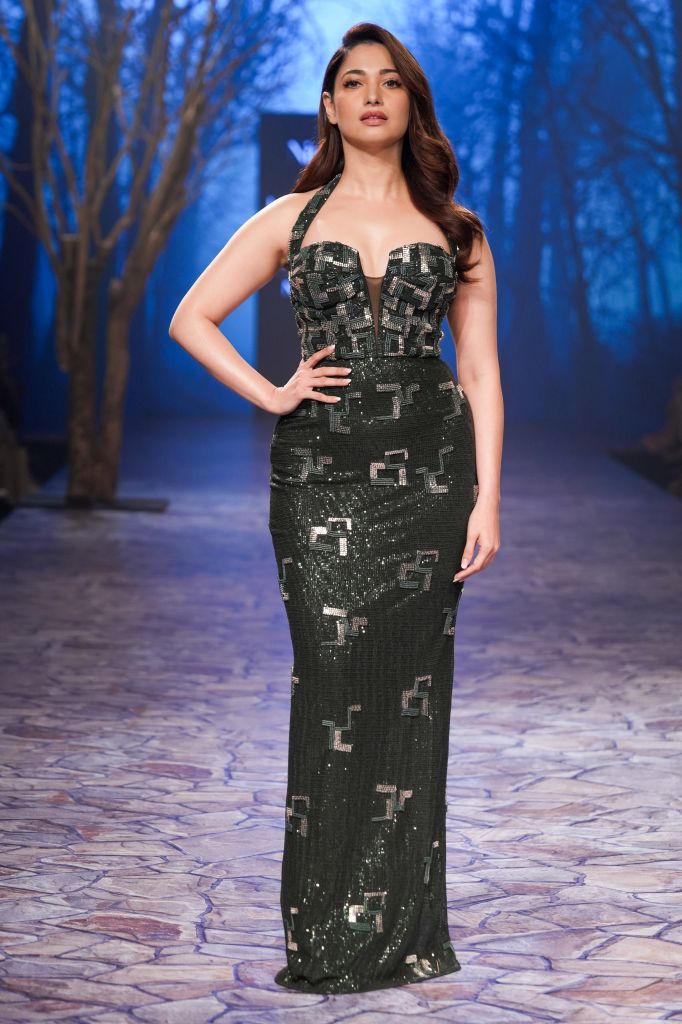 Embroidered Cocktail Gown
